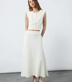 Koton Midi Flared Skirt
