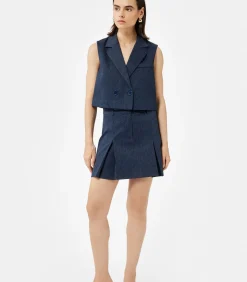 Koton Pleated Mini Skirt