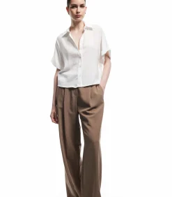 Koton Satin Oversize Shirt