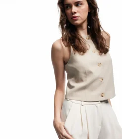 Koton Sleeveless Blazer Vest