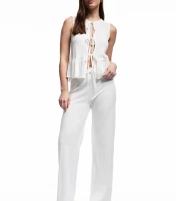 Koton Sleeveless Peplum Blouse