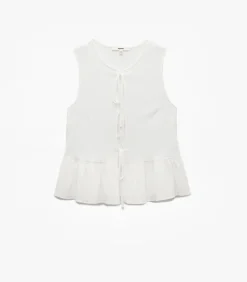 Koton Sleeveless Peplum Blouse