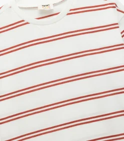 Koton Striped Oversized T-Shirt