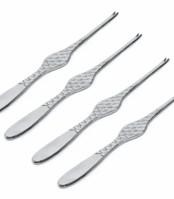 Kreeftenvork Colombina Fish - FM23/34S4 - 4 Stuks - door Doriana & Massimiliano Fuksas