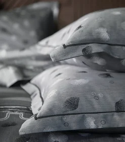 KYOTO Graphite - Kussensloop Jacquard katoen