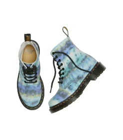 Laarzen Dr. Martens 1460 Pascal blauw Tie Dye suède
