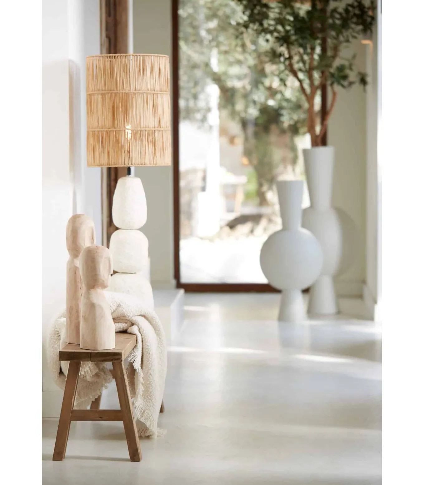 Lampenkap Lanzano - Bruin - 30x30x40cm