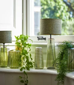 Lampenkap Tweed - Groen - 25x25x18cm