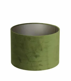 Lampenkap Velours - Groen - 25x25x18cm