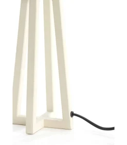 Lampvoet Miley - Wit - 11,5x11,5x31cm
