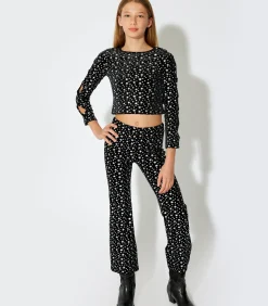 Lange mouw Ronde kraag Blouse