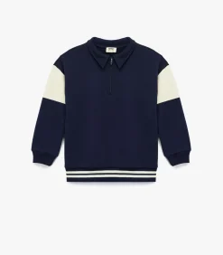 Lange Mouwen Polo Hals Sweatshirt Kinderen
