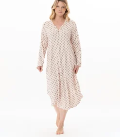 Lange nachthemd van modal katoen TEA TIME 111