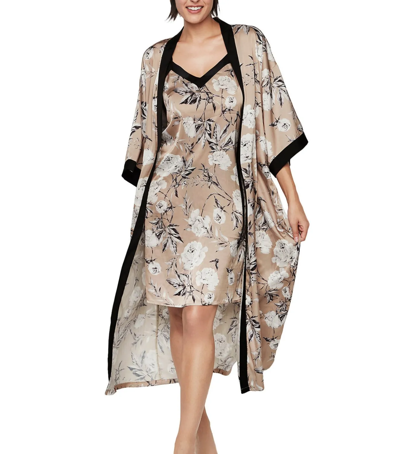 Lange negligé driekwart mouwen MALITZIA