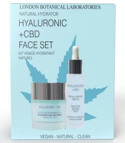 LBL- CBD + hyaluronzuur gezichtsset (serum + vochtinbrengende crème)