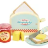 Le Toy Van houten speelgoed broodrooster set - ontbijt speelkeuken