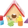 Le Toy Van houten vormenstoof vogelhuisje educatief speelgoed
