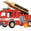 Le Toy Van speelgoed brandweerwagen - FSC houten auto - kinderen