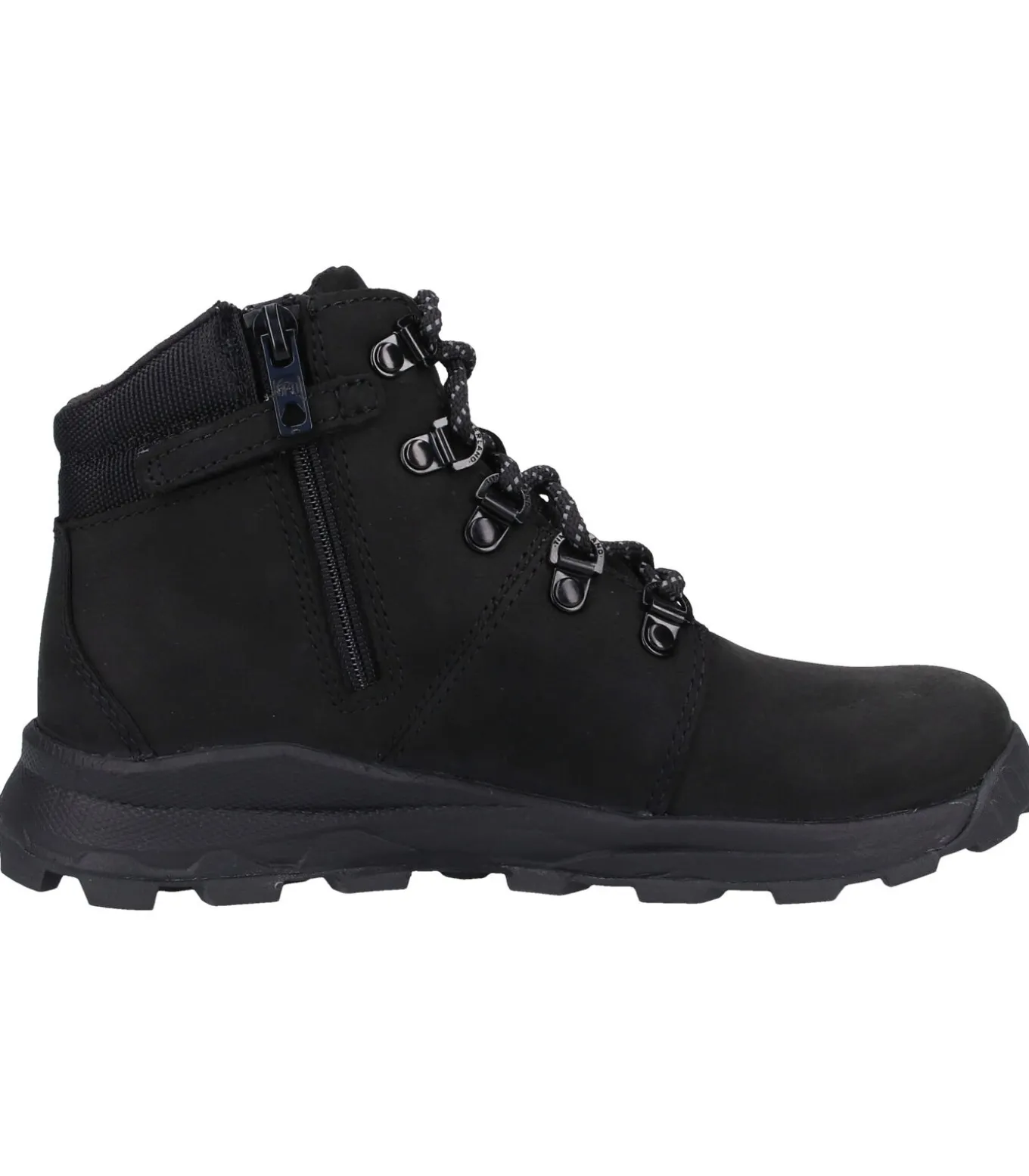 Leer/Textiel Enkellaarzen