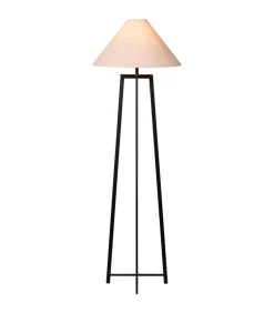 Leoni - Staande Lamp - Zwart & Wit