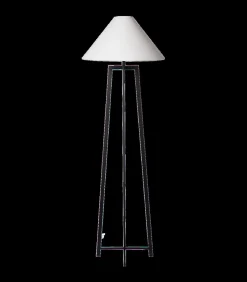 Leoni - Staande Lamp - Zwart & Wit