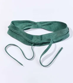 Leren ceintuur om te knopen JAPA