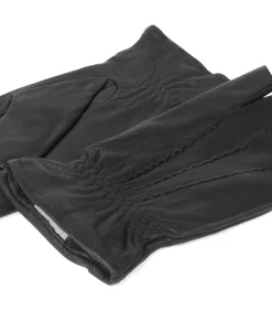 Leren handschoenen voor heren Zwart