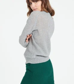 LILLY 23 Trui met ronde hals - 100% kasjmier