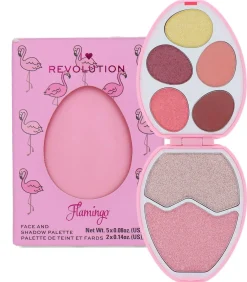 Limited Edition Gezichts- en Oogschaduwpalette - Flamingo