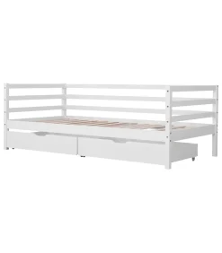 Lit banquette pour enfant 190x90cm avec tiroirs JULES