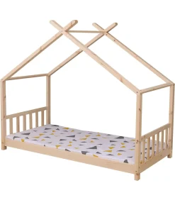 Lit cabane pour enfant 190x90cm en bois GASPARD