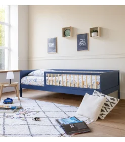 Lit pour enfant 190x90cm bleu foncé ADAM