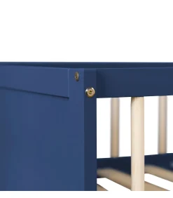 Lit pour enfant 190x90cm bleu foncé ADAM