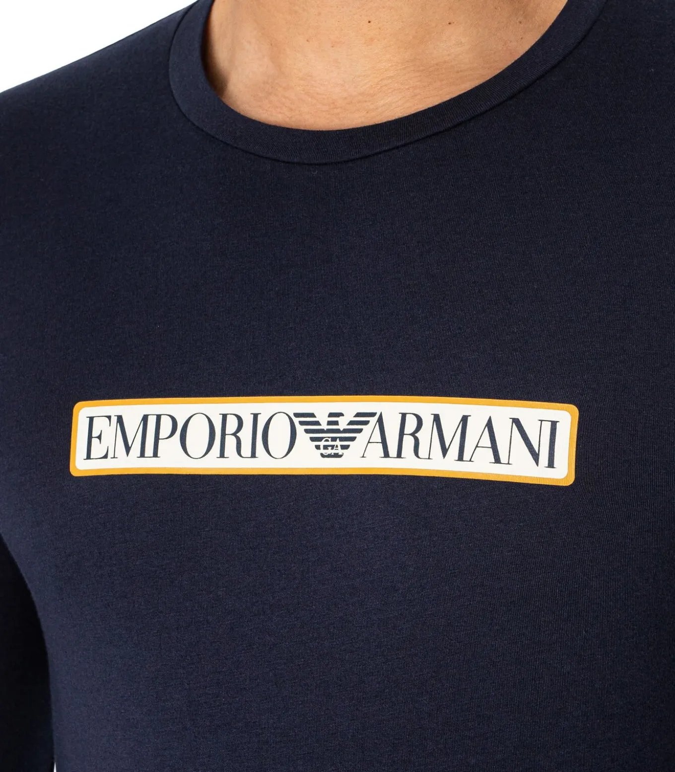 Lounge Box-Logo Met Lange Mouwen T-Shirt