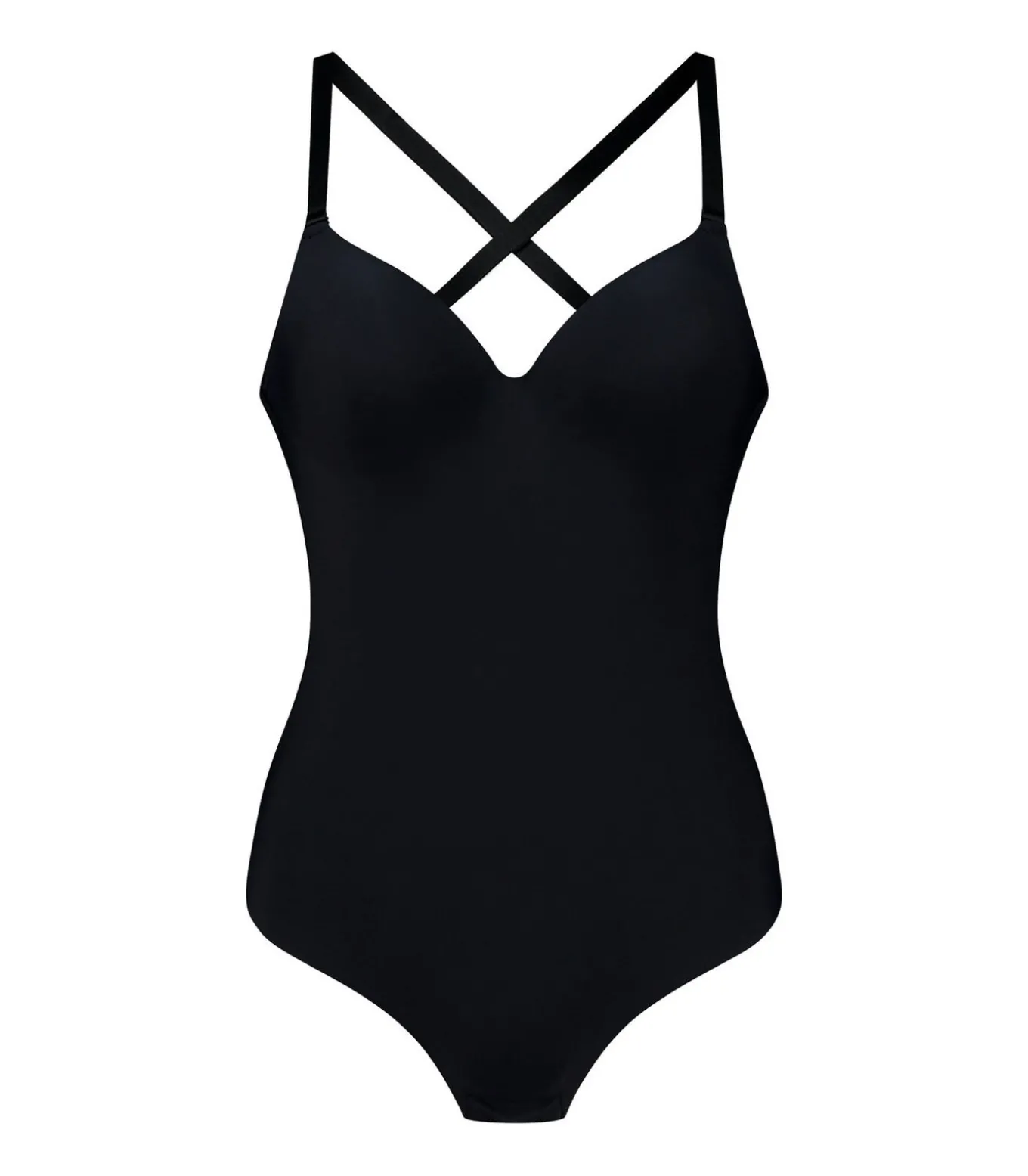Low Back Bodysuit String | Zwart M