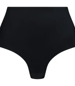 Low Back Midden Taille String | Zwart Xxl