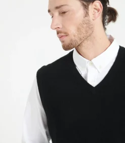 LUKE 9 Mouwloos vest - 100% kasjmier