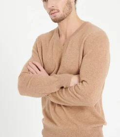 LUKE 1 V-hals Trui - 100% kasjmier