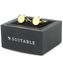 Manchetknoop Rond Goud