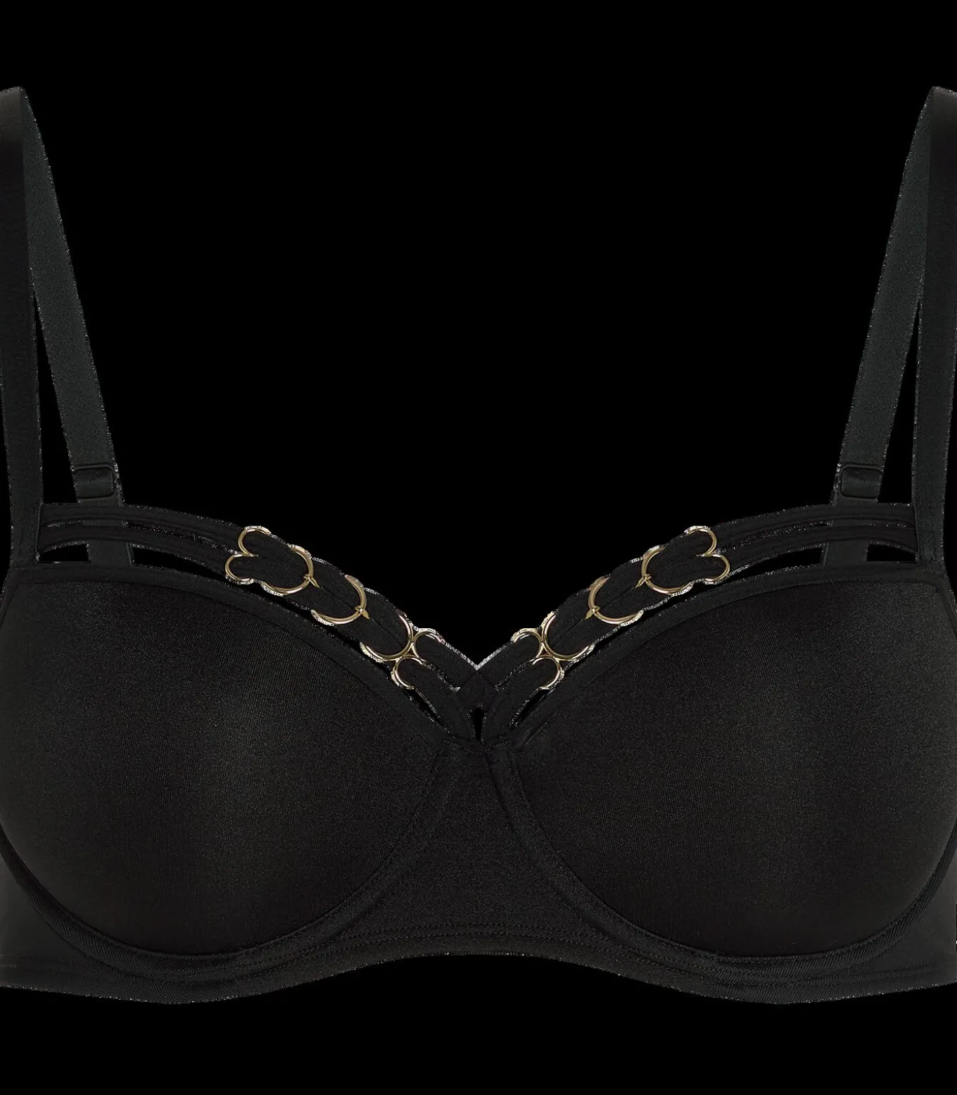 Manjira plunge balconette bh black 75C