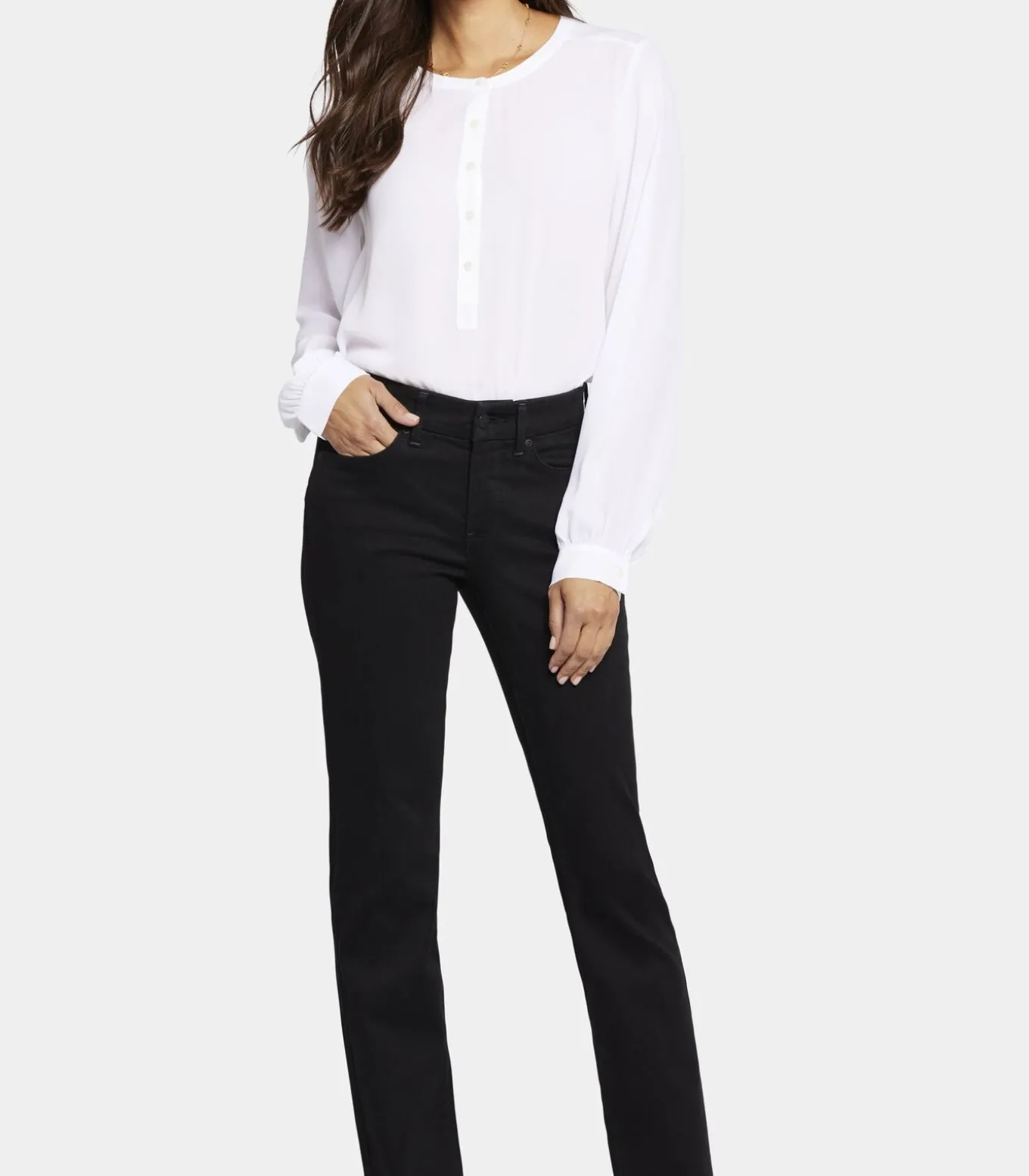 Marilyn Straight Jeans Zwart Waist-Match™ Denim