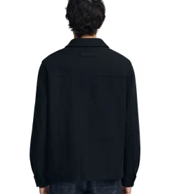 Marineblauwe jas Humbolt met Polo Club-logo