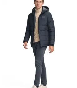 Marineblauwe jas Val Thorens met Polo Club-logo