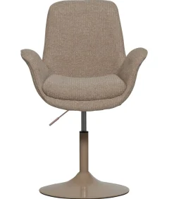 Marten Eetkamerstoelen - Polyester - Zand - Set van 6