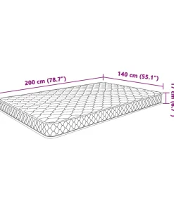 Matras traagschuim 200x140x17 cm Zacht