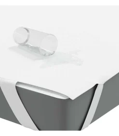 Matrasbeschermer waterdicht 160x220 cm wit