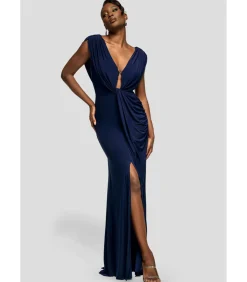 Maxi-jurk “Cowl Plunge Draped Mermaid Maxi Dress”