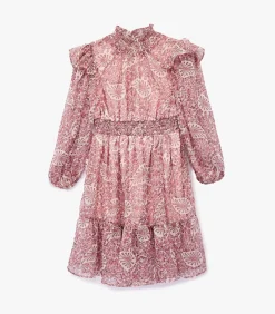 Meisjesjurk Lange Mouwen Met Volants