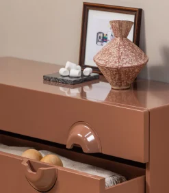 Merge Ladekast/Commode - Hout - Oud Roze - 89x110x44