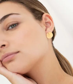 Middelgrote gouden oorbellen Taglio